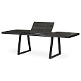 Jídelní stůl rozkládací 160-240x90 cm, melamin, šedý dub, HT-R5624 GREY