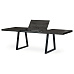 Jídelní stůl rozkládací 160-240x90 cm, melamin, šedý dub, HT-R5624 GREY