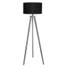 Stojací lampa, černá/šedá, JADE Typ 10