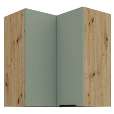 Horní rohová skříňka, aquamarine/dub artisan, ARSANY 60x60 GN-72 2F Horní rohová skříňka, aquamarine/dub artisan, ARSANY 60x60 GN-72 2F