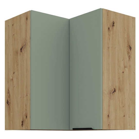 Horní rohová skříňka, aquamarine/dub artisan, ARSANY 60x60 GN-72 2F Horní rohová skříňka, aquamarine/dub artisan, ARSANY 60x60 GN-72 2F
