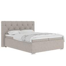 Boxspringová postel 160x200, šedohnědá Taupe, MORINA Boxspringová postel 160x200, šedohnědá Taupe, MORINA