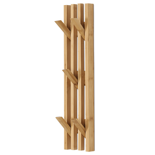 Věšák, bambus, přírodní, DR-B023 NAT