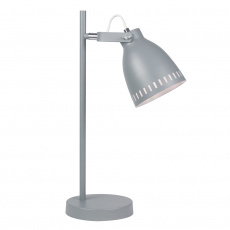 Stolní lampa, šedá / kov, AIDEN TYP 1 Stolní lampa, šedá / kov, AIDEN TYP 1