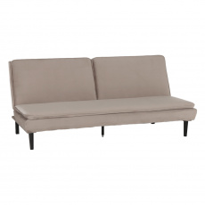 Rozkládací pohovka, šedohnědá TAUPE Velvet látka, Bufala Rozkládací pohovka, šedohnědá TAUPE Velvet látka, Bufala
