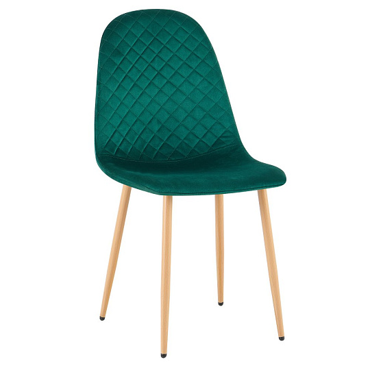 Židle, smaragdová Velvet látka/buk, LEGA 2 NEW