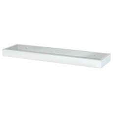 Polička, mdf, bílá, P-011 WT Polička, mdf, bílá, P-011 WT