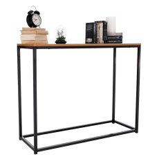 Konzolový stolek, dub/černá, KALISTO NEW