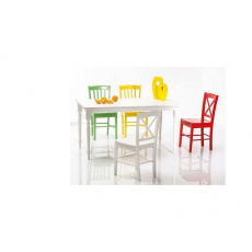 Jídelní židle CD 57 celodřevěná zelená
