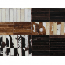 Luxusní koberec, pravá kůže, 201x300 cm, KŮŽE TYP 4