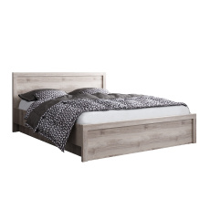 Postel s úložným prostorem, 140x200, kaštan nairobi, JESI NEW Postel s úložným prostorem, 140x200, kaštan nairobi, JESI NEW
