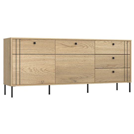 Komoda, dub cremona, COLEN 2D3S Komoda, dub cremona, COLEN 2D3S