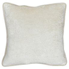 Polštář s výplní - bílý s lemováním, 100% polyester, 45 x 45 cm Polštář s výplní - bílý s lemováním, 100% polyester, 45 x 45 cm