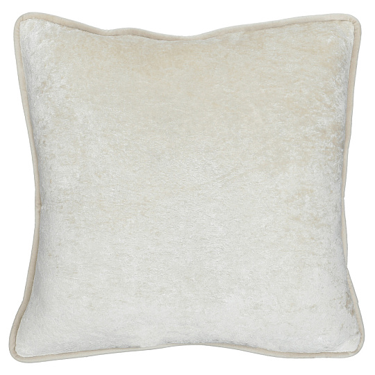 Polštář s výplní - bílý s lemováním, 100% polyester, 45 x 45 cm Polštář s výplní - bílý s lemováním, 100% polyester, 45 x 45 cm