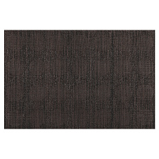 Prostírání plastové - tmavě hnědé s kruhy, 45 x 30 cm