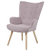 Relaxační křeslo, růžová, látka, AK-301 PINK2