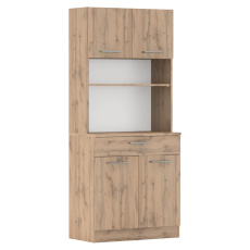 Čtyřdveřový kredenc, dub wotan, DOMIS NEW Čtyřdveřový kredenc, dub wotan, DOMIS NEW