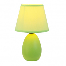 Keramická stolní lampa, zelená, QENNY TYP 13 Keramická stolní lampa, zelená, QENNY TYP 13