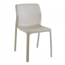 Stohovatelná židle, šedohnědá taupe / plast, LARKA Stohovatelná židle, šedohnědá taupe / plast, LARKA