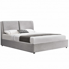 Postel s úložným prostorem, šedá látka, 180x200, GULIA 2 NEW Postel s úložným prostorem, šedá látka, 180x200, GULIA 2 NEW
