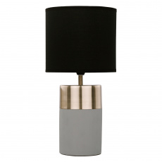 Stolní lampa, světle / černá, QENNY TYP 20 Stolní lampa, světle / černá, QENNY TYP 20