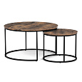 Konferenční stolek 80x80x45cm, mdf, old wood, AF-3002 OLW
