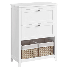 Koupelnová skříňka 60x30x80cm, mdf, bílá, AUK-E1054 WT Koupelnová skříňka 60x30x80cm, mdf, bílá, AUK-E1054 WT