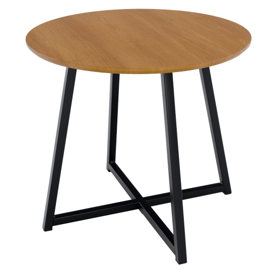 Příruční stolek, dub / černá, DELIK Příruční stolek, dub / černá, DELIK