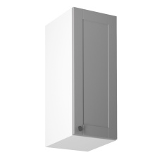 Horní skříňka, bílá / šedá matná, univerzálna, LAYLA G30 Horní skříňka, bílá / šedá matná, univerzálna, LAYLA G30