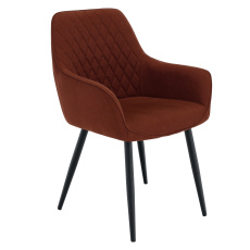 Designové křeslo, hnědá/černá, OSKOR Designové křeslo, hnědá/černá, OSKOR