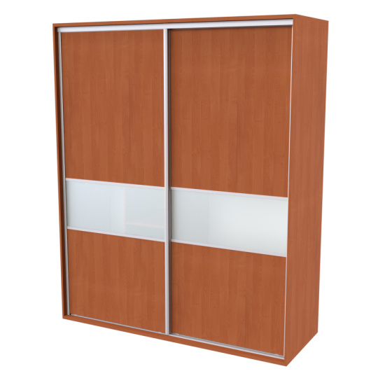 NÁBYTEK MIKULÍK s.r.o. FLEXI 2 - šatní skříň dveře dělené sklem matelux, 180/200/220 x 220/240cm Šířka: 200cm, Výška: 240cm, Dekor: olše