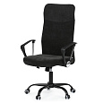 Kancelářská židle, houpací mechanismus, černá látka, KA-W3109 BK
