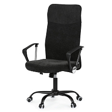 Kancelářská židle, houpací mechanismus, černá látka, KA-W3109 BK