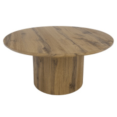 Konferenční stolek, dub, průměr 80 cm, MAHIR TYP 2