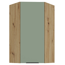 Horní rohová skříňka, aquamarine/dub artisan, ARSANY 60x60 GN-108 1F Horní rohová skříňka, aquamarine/dub artisan, ARSANY 60x60 GN-108 1F