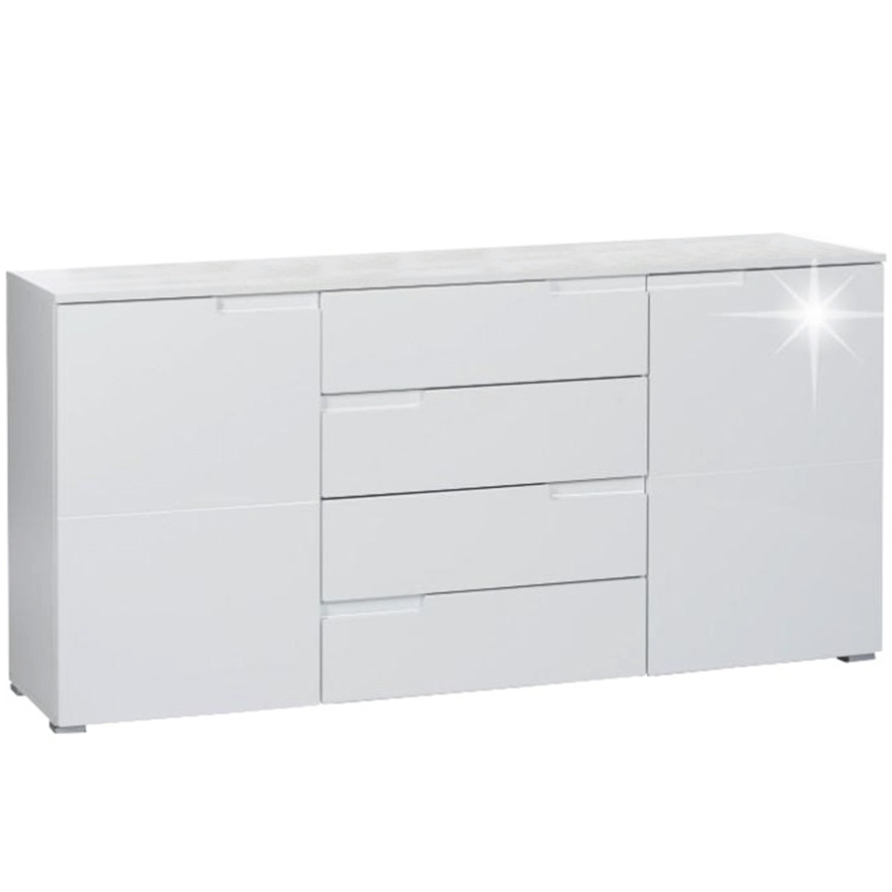 Komoda b l extra vysok lesk spice 3 sektor n bytek s r o 