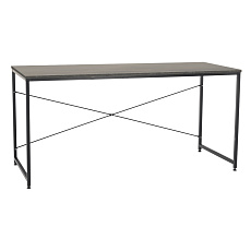 Psací stůl, beton/černá, 150x60 cm, MELLORA