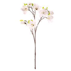 Magnolie - umělá kvetoucí větev, bílá Magnolie - umělá kvetoucí větev, bílá