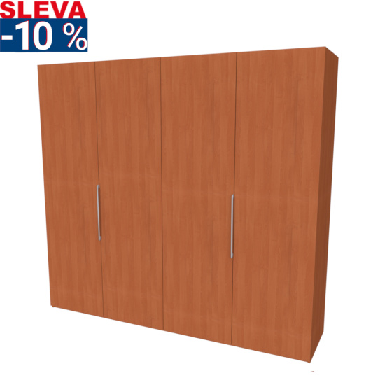 Nábytek Mikulík Vranovice Skříň GRANDE 240cm - úchytkové otevírání - olše