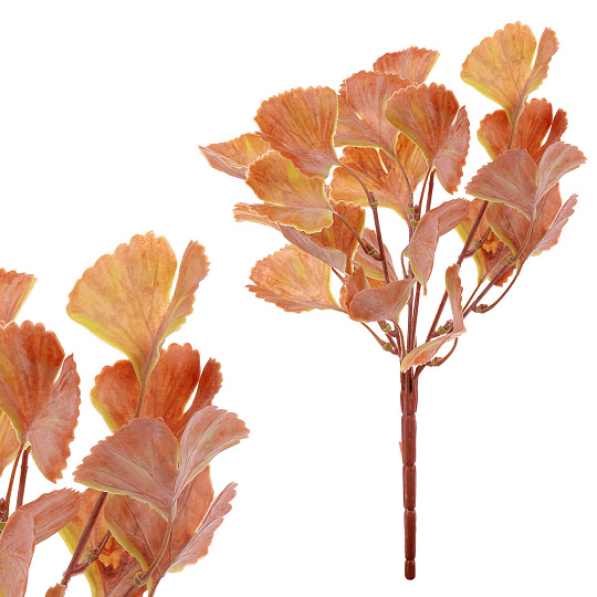 Ginkgo biloba - umělý trs, barva hnědá Ginkgo biloba - umělý trs, barva hnědá