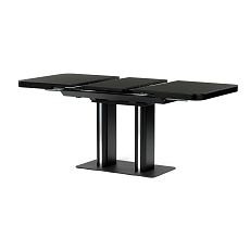 Jídelní stůl rozkládací 120-160x80 cm, mdf, černá, HT-D1926 BK