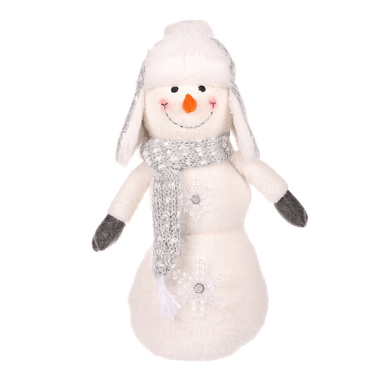 Sněhulák - látková figurka, hvězdičky s LED osvětlením Sněhulák - látková figurka, hvězdičky s LED osvětlením