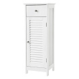 Koupelnová skříňka 32x30x87cm, mdf, bílá, AUK-E1143 WT