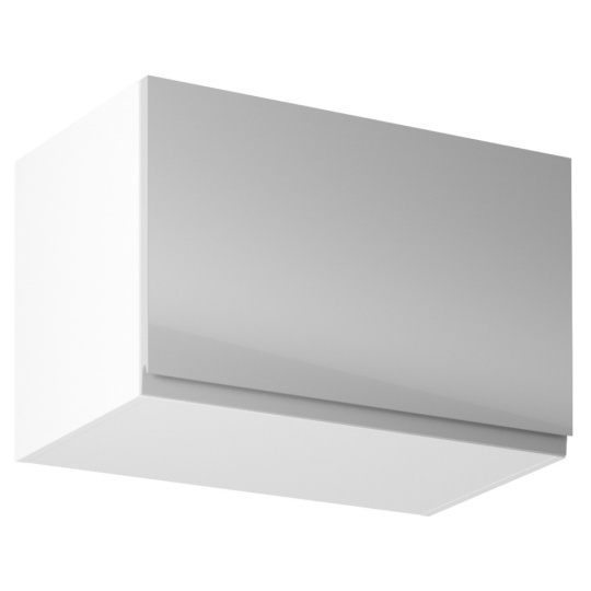 Horní skříňka, bílá / šedý extra vysoký lesk, AURORA G60KN Horní skříňka, bílá / šedý extra vysoký lesk, AURORA G60KN