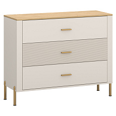 Komoda, kašmír/dub kamenný, RUNOL 3S