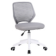 Otočná židle, šedá/bílá, SATOZ