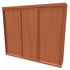 NÁBYTEK MIKULÍK s.r.o. MERKUR XXL - šatní skříň, 240x58x205cm Dekor: olše