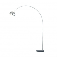 Oblouková lampa, ocel / černý mramor, CINDA TYP 16 Oblouková lampa, ocel / černý mramor, CINDA TYP 16