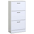 Botník, mdf, bílá, ABO-G1016 WT