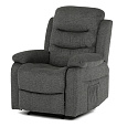 Polohovací křeslo, šedá, látka, TV-4086 GREY2